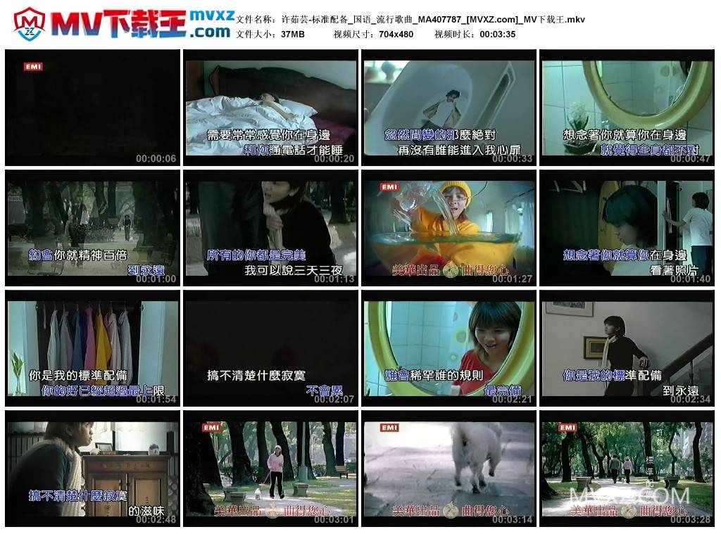 许茹芸-标准配备_国语_流行歌曲_MA407787